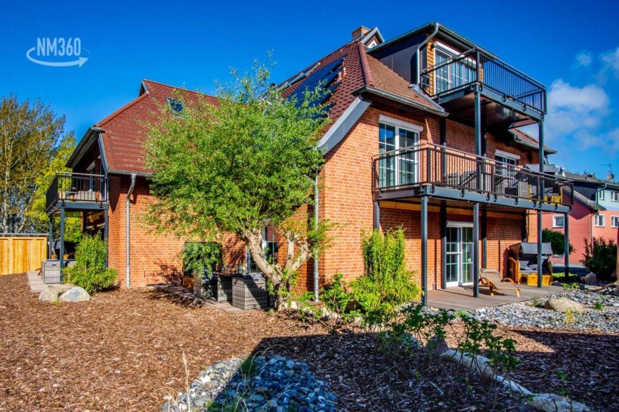 Traumhaftes Appartement Mit Balkon - Odins Blick Wohnung 6 - Mit Privatstrand, Sauna ロープベ エクステリア 写真