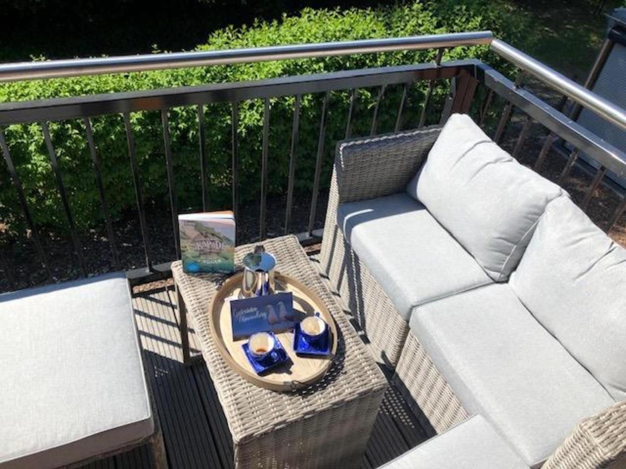 Traumhaftes Appartement Mit Balkon - Odins Blick Wohnung 6 - Mit Privatstrand, Sauna ロープベ エクステリア 写真